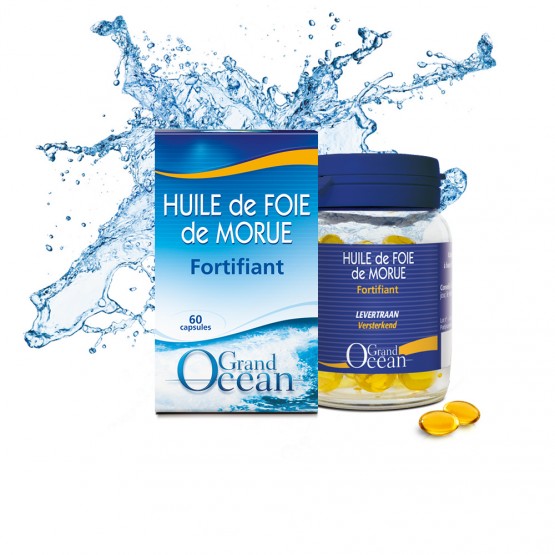 Huile de foie de morue bio cure fortifiante pour PONROY